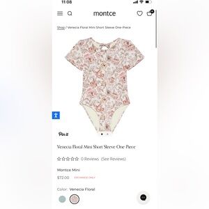 Montce mini swimsuit with matching mommy one piece!